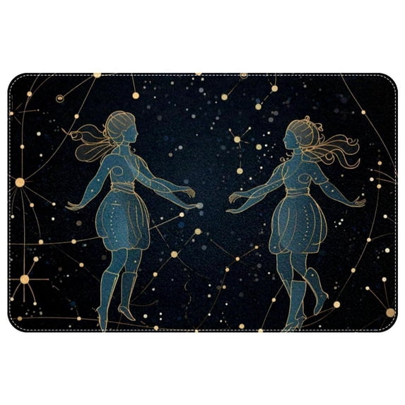 Constellation Polyester Indoor Mat Office Floor Mat Non-Slip Machine Washable