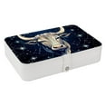 thumbnail image 1 of Constellation Portable PU Leather Jewelry Box with Removable Compartment, Necklace Holder, Storage Box, and Jewelry Organizer, 1 of 6