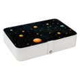 thumbnail image 1 of Constellation Portable PU Leather Necklace Organizer Box with Removable Compartment, Earring Holder, and Jewelry Display, 1 of 6