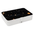 thumbnail image 1 of Constellation Pu Leather Jewelry Box Earring Organizer Travel Organizer with Removable Compartment Portable, 1 of 6