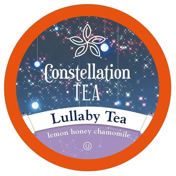 Constellation Tea Lemon Honey Chamomile Lullaby Tea Pods Compatible with K Cup Brewers Including 2.0, 40 Count