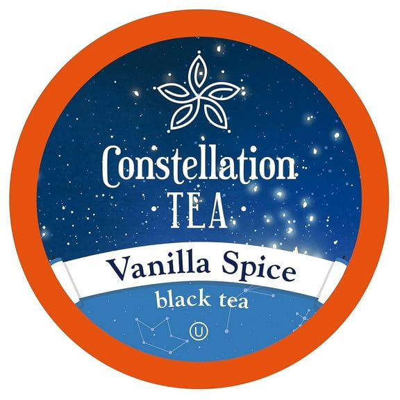 Constellation Tea Vanilla Chai Tea Pods Black Tea Pods Compatible with Coffee Pod Brewers, 40 Ct