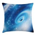 thumbnail image 1 of Constellation Throw Pillow Cushion Cover, Supermassive Black Hole at the Milky Way Galactic Center Astral Motion, Decorative Square Accent Pillow Case, 20 X 20 Inches, Aqua Blue White, by Ambesonne, 1 of 2