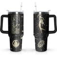 thumbnail image 1 of Constellation Tumbler with Lid and Straw, Sagittarius Tumbler, Goth Tumbler, Constellation Cup/Mug, Zodiac Gifts for Men Women, Constellation Gifts, 40oz Skinny Tumblers with Lids and Straws, 1 of 5
