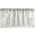 thumbnail image 1 of Ambesonne Constellation Valance Pack of 2, Astronomy with Stars, 54"X18", Pale Olive Green White, 1 of 3