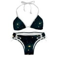 thumbnail image 1 of Constellation Women's Swimsuit Bikini Set, Detachable Sponge, Adjustable Strap, Two-Pack, Beach & Pool Ready, 1 of 6