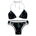 thumbnail image 1 of Constellation Women's Swimwear Bikini Set with Detachable Sponge and Adjustable Strap - Two-Pack, Beach Vacation-ready, 1 of 6