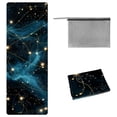 thumbnail image 1 of Constellation Yoga Towel with Storage Bag, 72.8"x26.8" - Suitable for Yoga, Pilates, Fitness, Gym Towels, 1 of 6