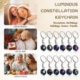 thumbnail image 1 of Constellation Zodiac Keychain with Crystal Gemstone - Personalized Birth Star Sign Gift for Women Men, Key Ring Pendant Charm for Backpack Purse Jewelry (1 Pack), 1 of 8