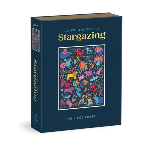 Constellations 101: Stargazing 500 Piece Book Puzzle (Jigsaw)
