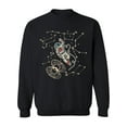 thumbnail image 1 of Constellations Around Astronaut Sweatshirt Men -Image by Shutterstock, Male 3X-Large, 1 of 4