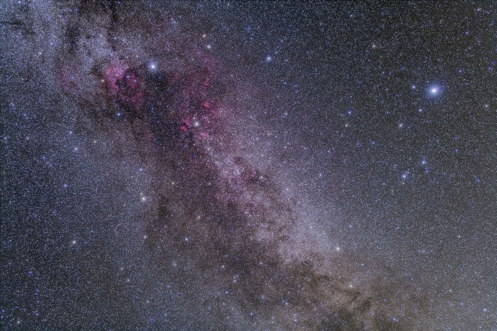 Constellations Cygnus and Lyra with nearby deep sky objects Canvas Art - Alan DyerStocktrek Images (18 x 12)