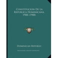 thumbnail image 1 of Constitucion De La Republica Dominicana, 1908 (1908) (Paperback), 1 of 1