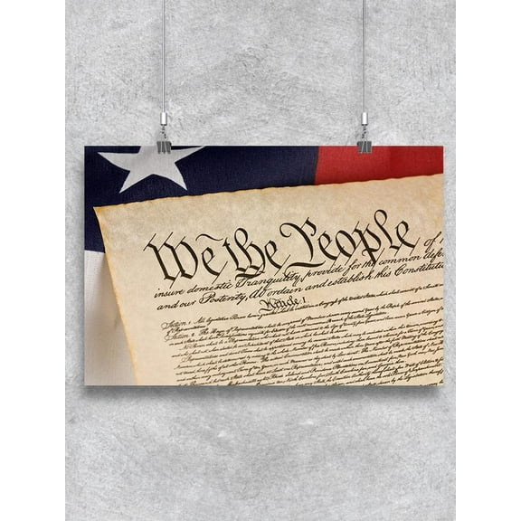 Constitution. We The People Poster -Image by Shutterstock