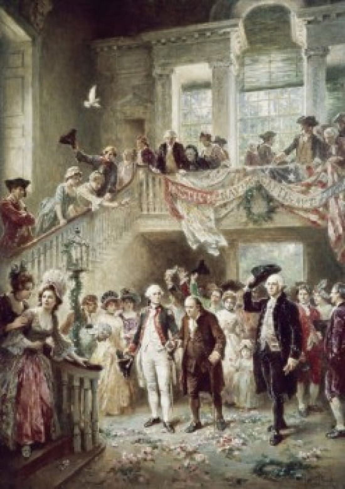 Constitutional Convention Jean Leon Gerome Ferris (1863-1930 American) Canvas Art - Jean Leon Gerome (18 x 24)