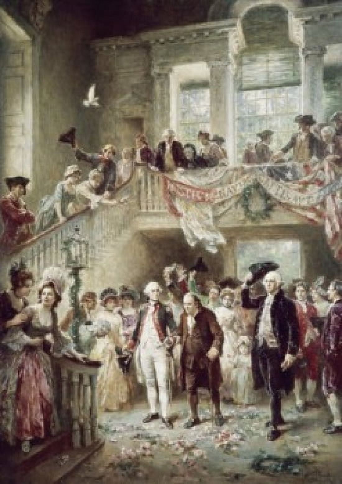 Constitutional Convention Jean Leon Gerome Ferris (1863-1930 American) Canvas Art - Jean Leon Gerome (24 x 36)