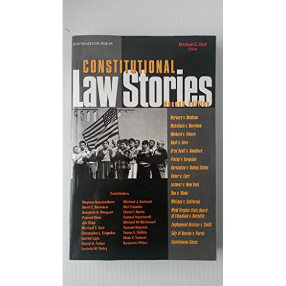 Pre-Owned Constitutional Law Stories (Paperback) 1599411695 9781599411699