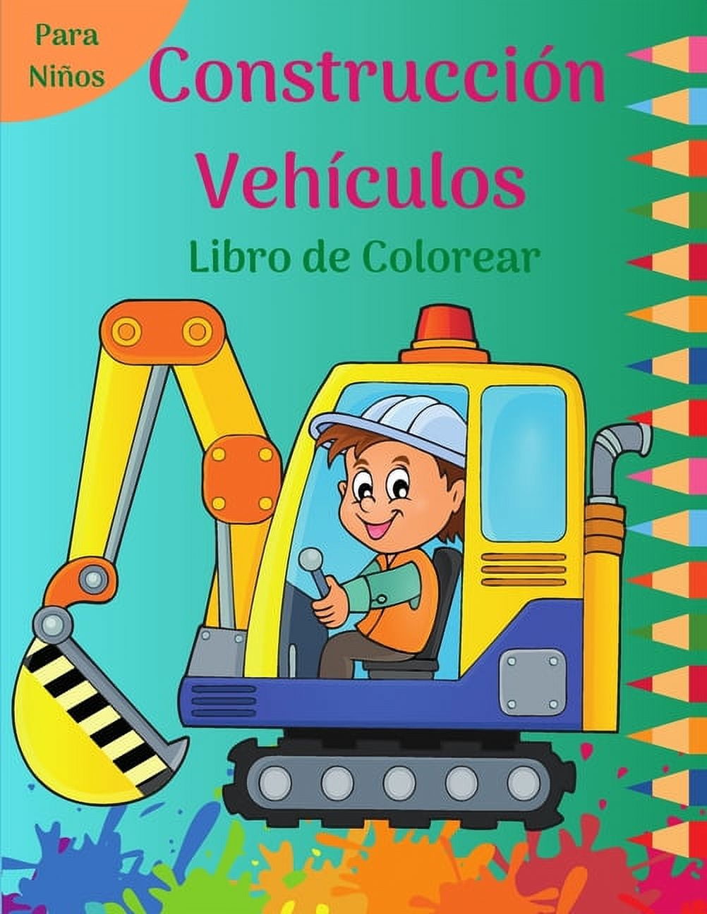 Construcci n Veh culos Libro de Colorear para Ni os Divertidas