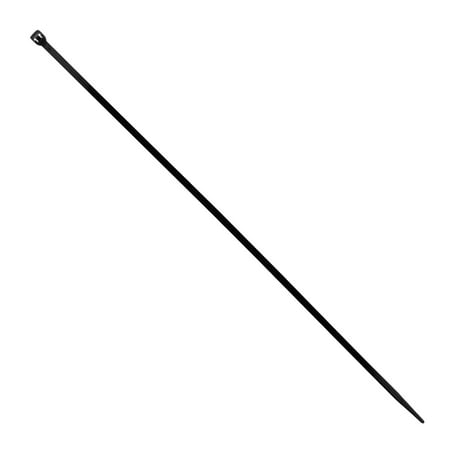 Construct Pro 14-inch Cold Weather Self-Locking Nylon Cable Ties (100 Pack, Color: Black)