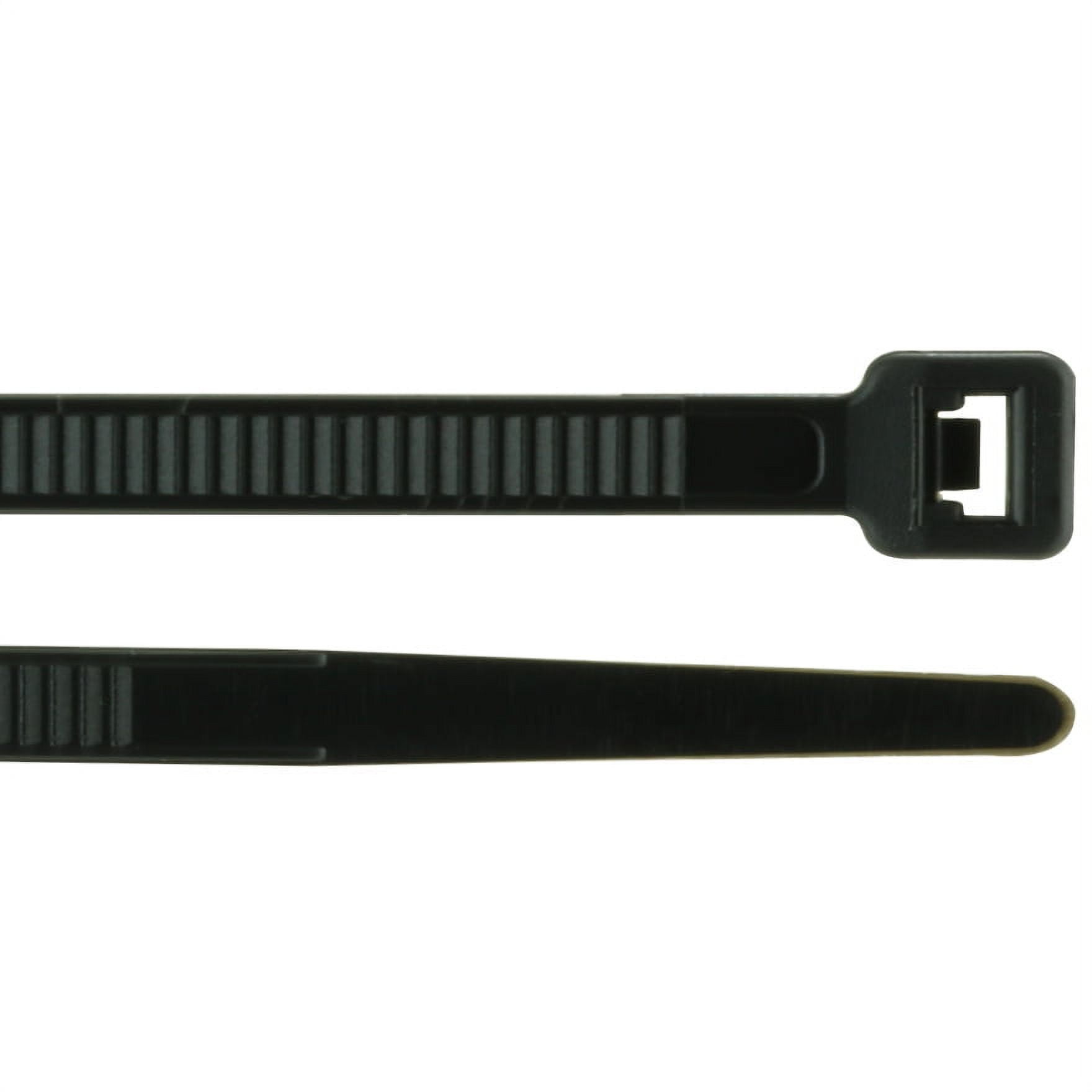 C2G 29854 Klettband-Kabelwickler Multipack – 12 Stück, Schwarz, TAA-konform Für Ordentliche Kabel