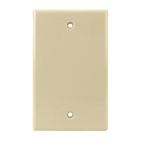 Construct Pro Blank Standard Wall Plate (Ivory)