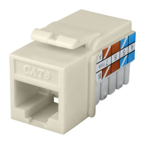 Construct Pro Cat6 (RJ-45) Keystone Jack (Light Almond) Manufactured by Skywalker