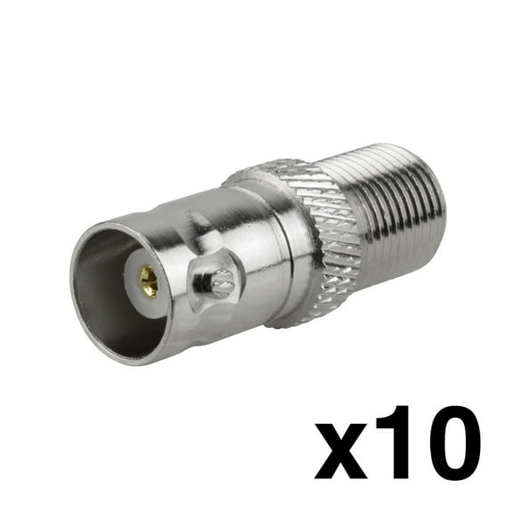 Construct Pro F Female to F Male Push-on Quick Adaptors (10 Pack)