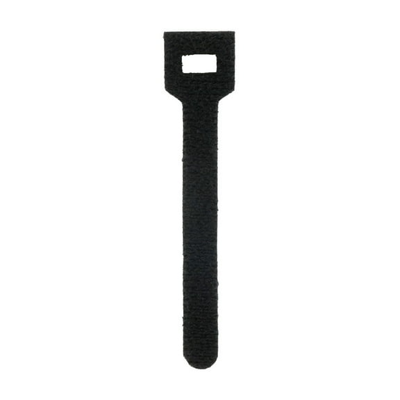 Construct Pro Hook & Loop Fastening Cable Ties, 4-inch (Black, 5 Pack)