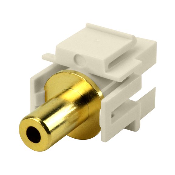 Construct Pro Insert Connector for 3.5mm Stereo (Light Almond) Manufactured by Skywalker
