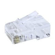 Construct Pro RJ45 Cat5e Connectors for Solid and Stranded Wires Qty. 100, Clear Manufactured by Skywalker