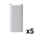 thumbnail image 1 of Construct Pro Raceway Cable Cover Couplers (5-Pack, .87-inch, White), 1 of 8