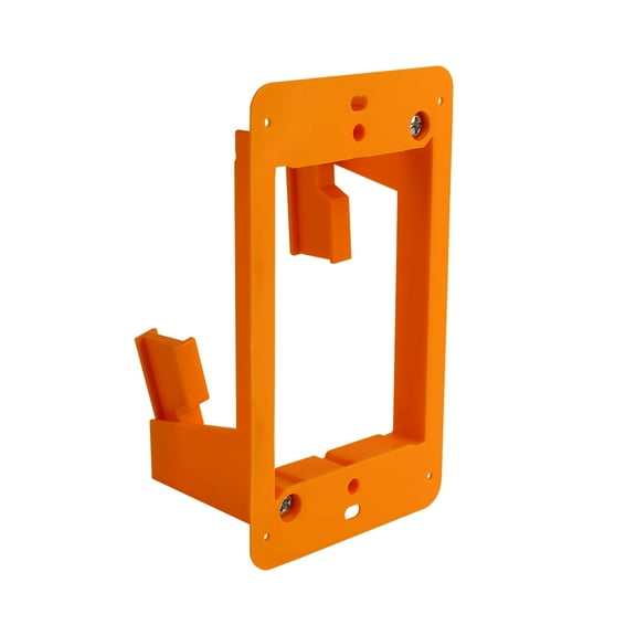 Construct Pro Slim Single Gang Open Back Low-Voltage Plastic Bracket (Each)