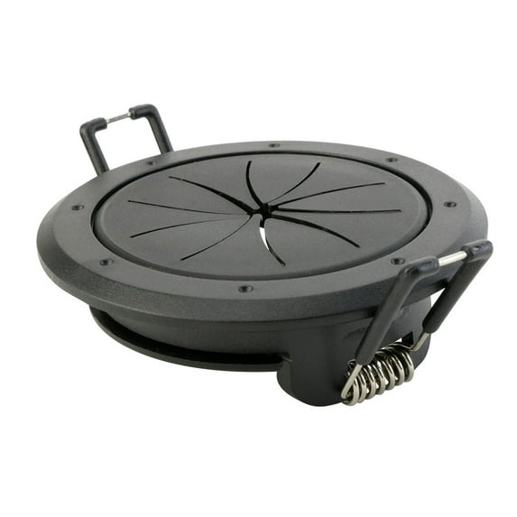 Construct Pro Speedy'Z Spring-Lock Cable Organizer Pass-Through Port (2” ID, Black)