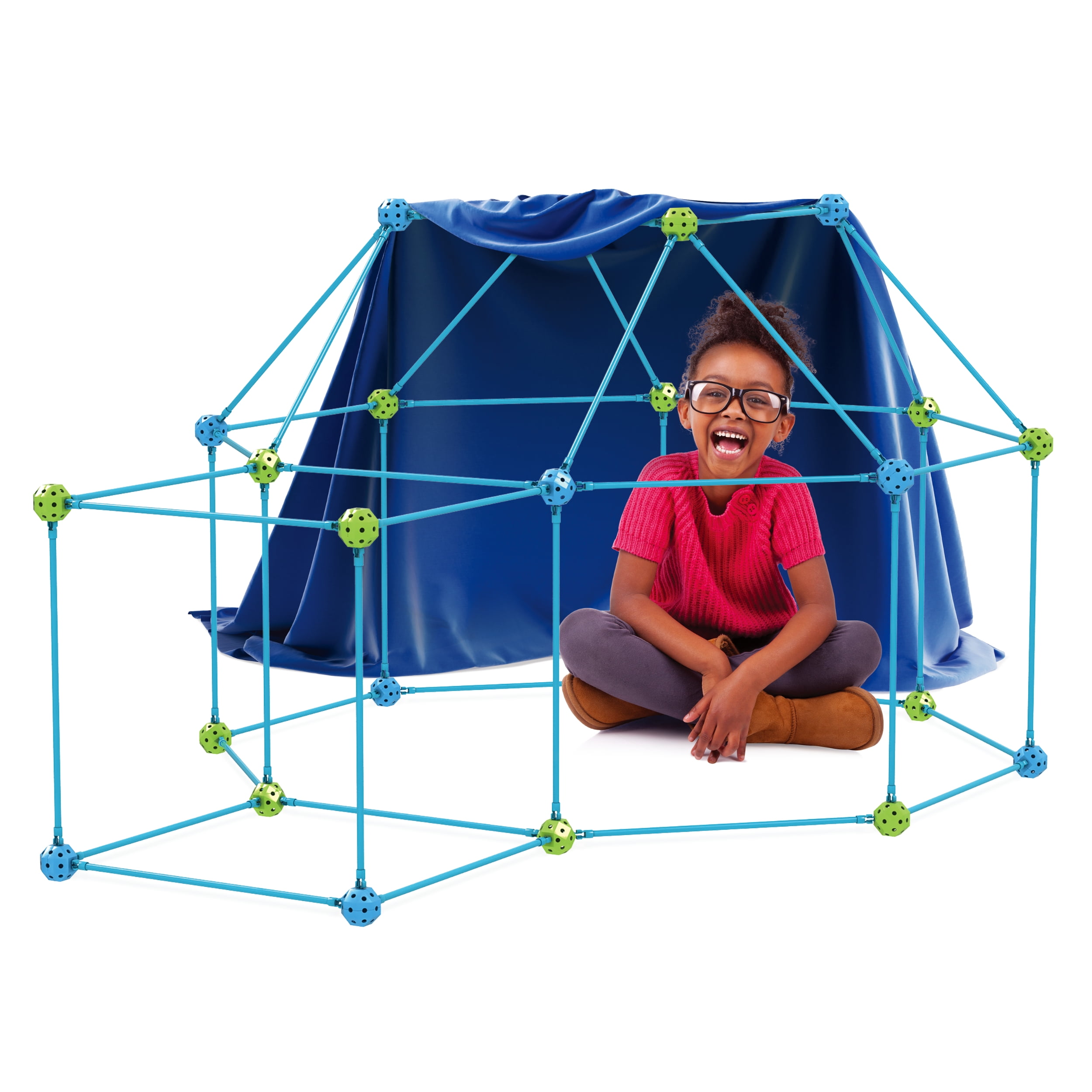 DIY Fort Building Construction Kit - 85 Pieces - NYLAH NAILED IT
