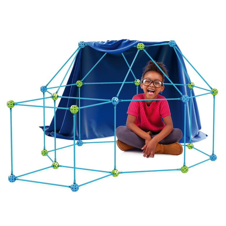 Construct-a-Fort Buildable Children's Playset, 85 Pieces Count per Pack,  Ages 3+ by MinnARK