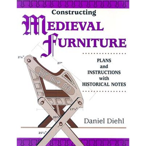 Pre-Owned Constructing Medieval Furniture: Plans and Instructions With Historical Notes (Paperback) 0811727955 9780811727952