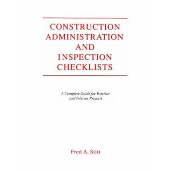 Pre-Owned Construction Administration Checklist (Paperback) 9780442010713