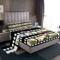 Construction Bed Sheets Set Excavator Sheet Set Queen,Tractor Crane