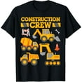 thumbnail image 1 of Construction Crew Worker Excavator Shirt Toddler Boys Girls T-Shirt, 1 of 4