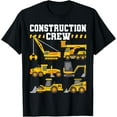 thumbnail image 1 of Construction Crew Worker Excavator Shirt Toddler Boys Girls T-Shirt, 1 of 4