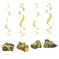 thumbnail image 1 of Construction Dangling Swirls - Party Decor - 12 Pieces, 1 of 2