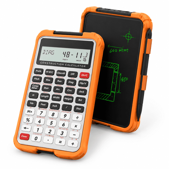 Construction Engineering Calculator With Writing Tablet