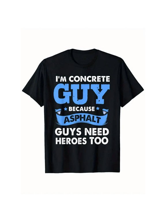 Construction For Men Funny Concrete Worker T-Shirt Fun print