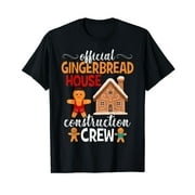 Construction Gingerbread House Party Gingerbread House T-Shirt-S