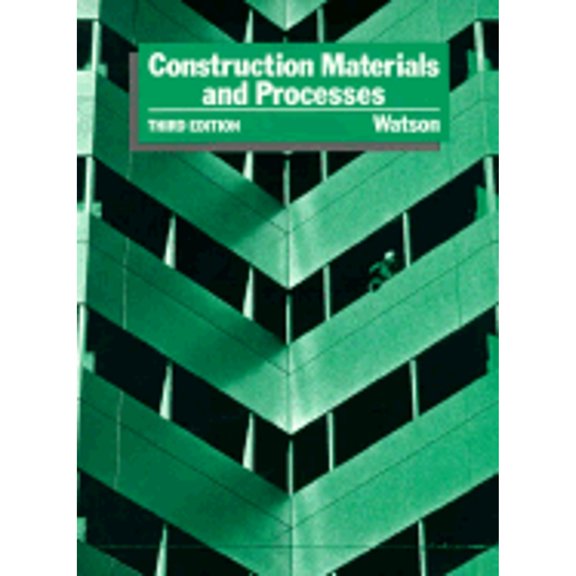 Pre-Owned Construction Materials and Processes (Paperback) 0070684766 9780070684768