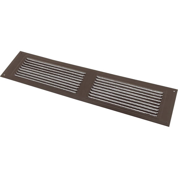 Construction Metals FOV168BRG Brown Soffit Vent- 8 x 16 in.