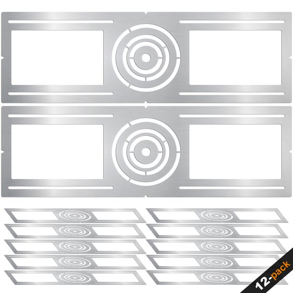 Construction Mounting Plate 3-4-6 Inch Led Recessed Lighting Housing Kits Flat Steel Rough In Bracket Fixture For Light Bar 12pc Shallow