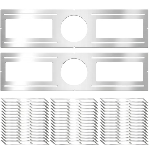 Construction Mounting Plate 4 Inch Led Recessed Lighting Housing Kits Flat Steel Rough In Bracket Fixture For Light Bar 12pc Shallow