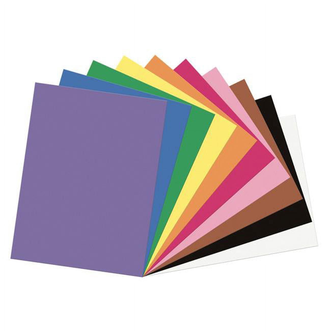 Construction Paper, 10 Assorted Colors, 9