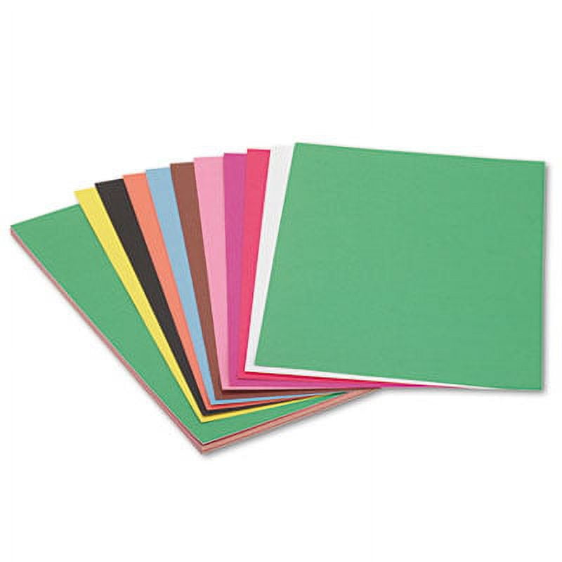 SunWorks Construction Paper, 50 lb Text Weight, 9 x 12, Assorted